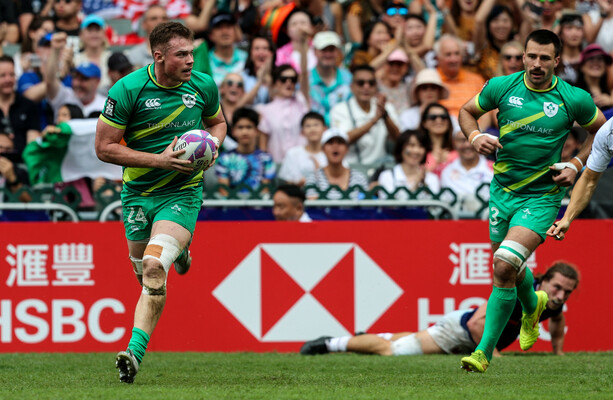 Les hommes irlandais terminent brillamment pour remporter le bronze au Hong Kong Sevens