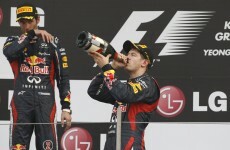 Formula One: Vettel wins in Korea to usurp Alonso