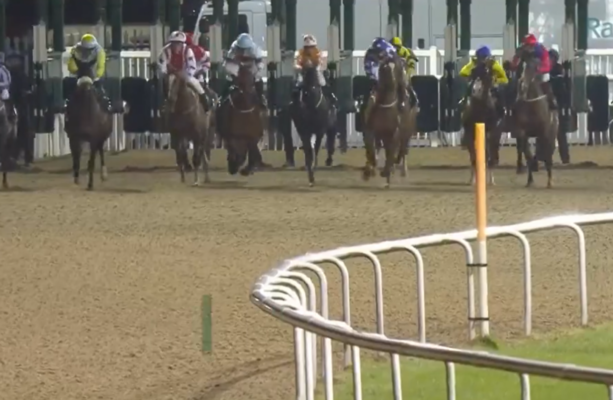 スタート失敗でゴールウェイ騎手が勝利 混乱で馬数が2頭減り