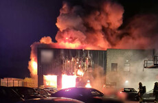 Six fire engines attend scene of blaze at car showroom in north Co Dublin