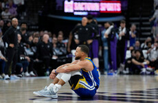 Curry's Warriors out of playoff contention after Kings defeat while Lakers advance