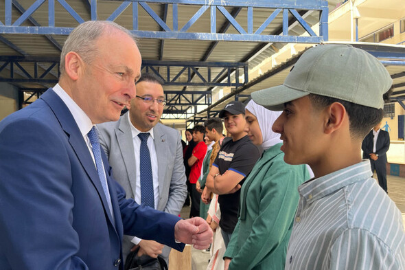 Micheál Martin to visit UNWRA-run Palestinian refugee camp later today - Vimarsana News