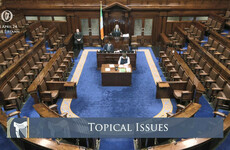 Catherine Connolly almost abandoned topical issues due to Dáil chamber being empty