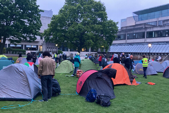 Trinity restricts campus access as students set up encampment to protest Israel war on Gaza - Vimarsana News