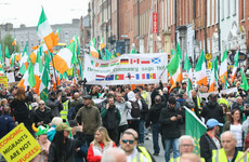 Anti-immigration protest takes place in Dublin