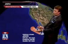 VIDEO: Weatherman’s hand gestures are accidentally very suggestive