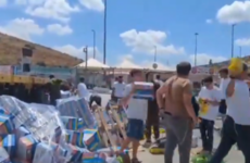 Israeli settlers block and loot food convoy as President Higgins condemns attacks on aid for Gaza