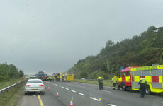 Two people injured after car and truck collide on N1