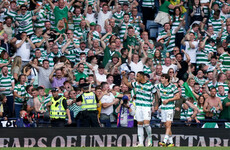 Ireland's Adam Idah scores late winner to seal league and cup double for Celtic