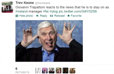 Here's how Twitter reacted to Giovanni Trapattoni staying on as Ireland boss