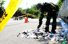 South Korea says it will cancel peace deal with North Korea over rubbish-filled balloons