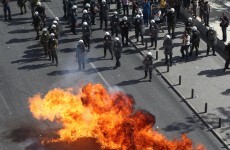 Violence breaks out at Greek anti-austerity protest