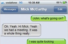 Trapattoni decision: A look at John Delaney's text messages today* (*may not be real)