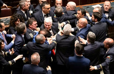 Italian politician taken to hospital after fistfight erupts in parliament