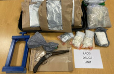 Sawn-off shotgun and €285,000 worth of drugs seized during search operation in Co Laois