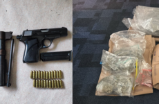 Two arrested as Gardaí seize firearms and cannabis in Dublin