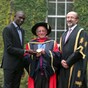 Olympic gold medallist Rudisha visits DCU as Irish missionary is honoured