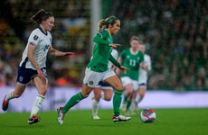 Ireland suffer defeat to England in Euro 2025 qualifier but Russell scores crucial goal