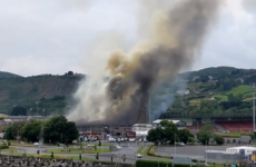 Firefighters tackling large blaze at industrial estate in Newry