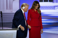 Melania Trump made a rare campaign appearance last night - accompanying her husband at the RNC