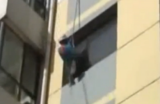 VIDEO: Chinese fireman stops man's suicide... by kicking him