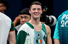 Rhys McClenaghan posts joint-highest score of day to reach Olympic final