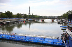 Relief for organisers as Olympic triathlons finally set off in River Seine