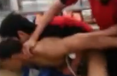 VIDEO: Employee loses job after stripping off suspected shoplifter in US