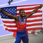 American Noah Lyles wins men's Olympic 100m gold