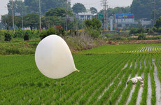 North Korea sends more balloons believed to be carrying rubbish towards South Korea