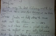 Return to sender: Someone sent Lar Corbett this letter today