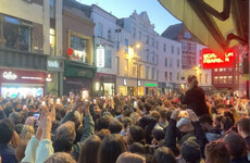 Coldplay's Chris Martin sings on Grafton Street in surprise appearance