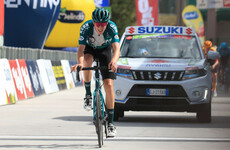 Dunbar finishes in red jersey group as Castrillo escapes for Vuelta stage