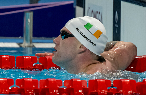 Barry McClements through to 100m butterfly final · The 42