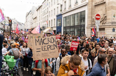 Thousands of left-wing protestors take to streets of France against appointment of new PM