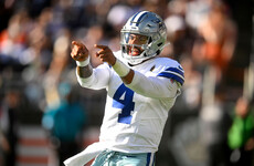 Prescott celebrates record-breaking new contract as Cowboys rout Browns