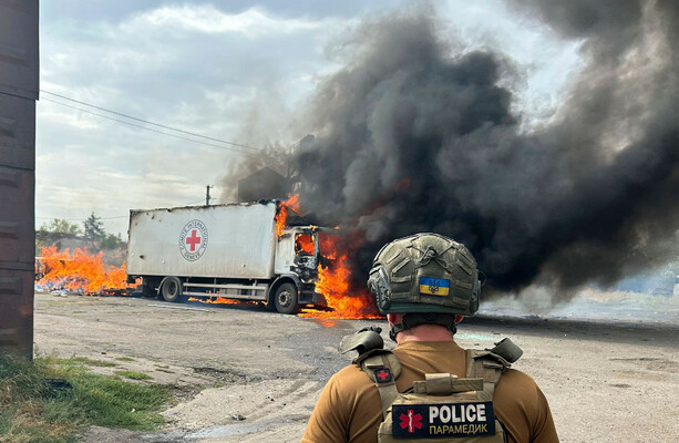 Three Red Cross staff members killed in Russian missile attack on Ukraine