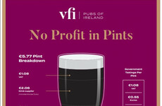 What's the story with those 'no profit in pints' posters going up in pubs?