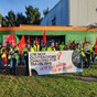 Tradespeople picket at site of National Children's Hospital in dispute over travel allowances