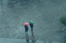 Orange rain warning tomorrow extended to Waterford as very heavy, persistent showers expected