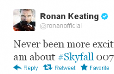Tweet Sweeper: Ronan Keating is really, really excited