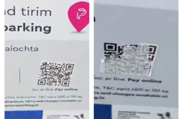 Irish motorists urged to beware of fake QR codes being used on parking ...