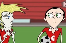 VIDEO: Manchester United striker stars in his own cartoon