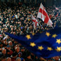 Thousands protest election result in Georgia as opposition promises boycott of parliament