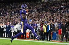 Jackson throws four touchdowns as Ravens win with second-half comeback