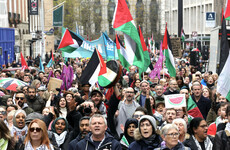 Thousands participate in Palestinian solidarity march in Dublin