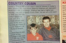 From 2000: Dublin's Dessie Farrell and his 11-year-old cousin, Seamus Coleman