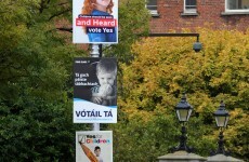 What do the children's referendum posters mean?