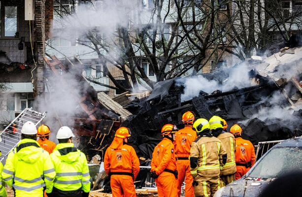 At least five dead after explosion devastates apartment block in the ...