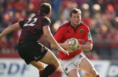 Munster's Denis Hurley drafted into Ireland squad as fullback cover